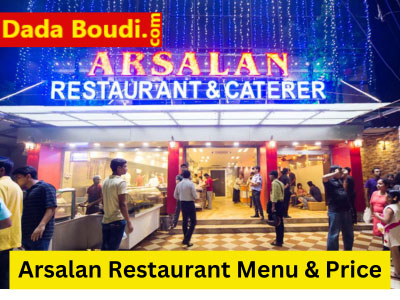 Arsalan Biryani Price list Menu