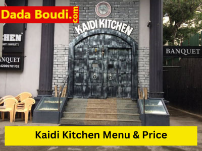 Kaidi Kitchen Menu Price