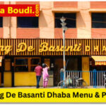 Rang De Basanti Dhaba Price list menu