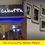 Oh Calcutta Menu Price