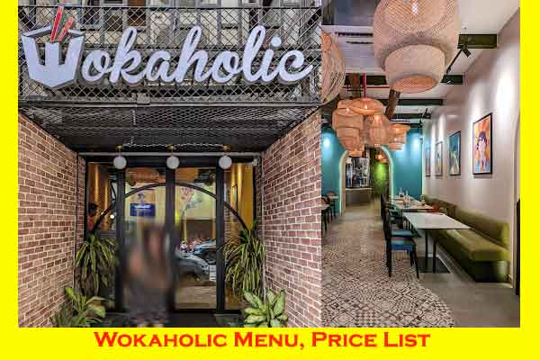 Wokaholic Menu and Price kolkata maidan park street