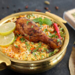 Making Layered Chicken Biryani
